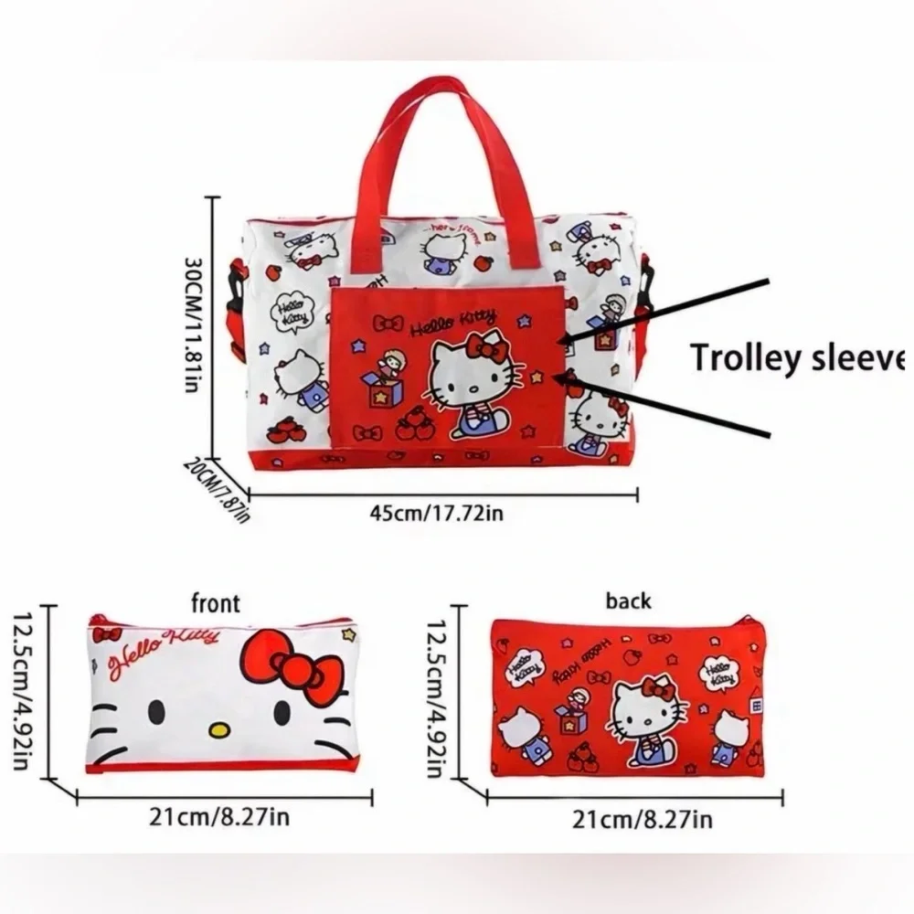 ❤️❤️SANRIO MYSTERY BUNDLE with Hello Kitty Crossbody Duffle and Pouch